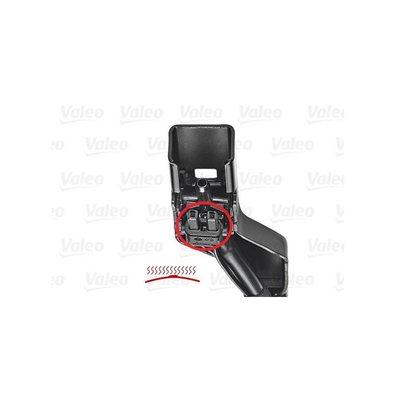 VALEO VA308 650-480MM X2 SILENCIO AQUABLADE - 572308 - VOLVO XC60 with heated option 09/17-