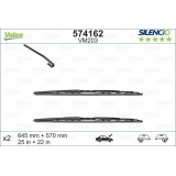 VALEO VM203 645-570MM X2 SILENCIO CONVENCIONAL - 574162 - BMW 5-Series (E39) 4 Doors 11/95-04/03