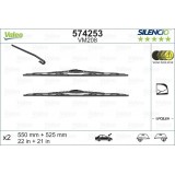 VALEO VM208 550-525MM X2 SILENCIO CONVENCIONAL - 574253 - ALFA ROMEO Alfa 156 4 Doors 09/97-02/06