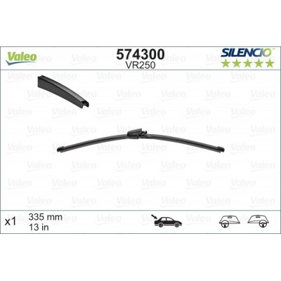 VALEO VR250 335MM X1 SILENCIO PLANA - 574300 - SEAT Exeo ST Break 06/09-09/13