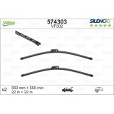 VALEO VF302 550-550MM X2 SILENCIO PLANA - 574303 - AUDI A4 (8EC,B7) 4 Doors 11/03-12/07