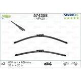 VALEO VF420 650-650MM X2 SILENCIO PLANA - 574358 - SEAT Leon 2 09/05-04/09