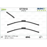 VALEO VF810 550-475MM X2 SILENCIO PLANA - 577810 - DACIA Duster 2 (fitting Gen2D) 01/18-