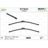 VALEO VF833 600-600MM X2 SILENCIO PLANA - 577833 - BENTLEY Azure / Azure T Cabriolet 04/06-02/11