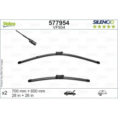 VALEO VF954 705-655MM X2 SILENCIO PLANA - 577954