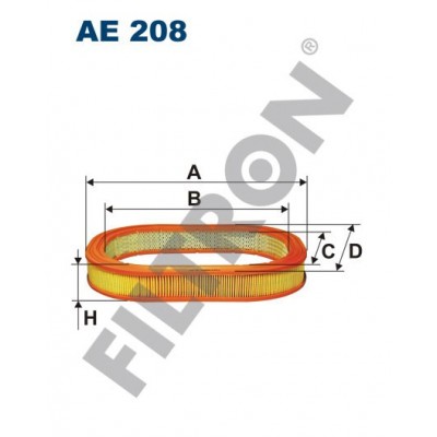 Filtro de Aire Filtron AE208 Ford Granada, P100 Pick-Up, Scorpio, Sierra