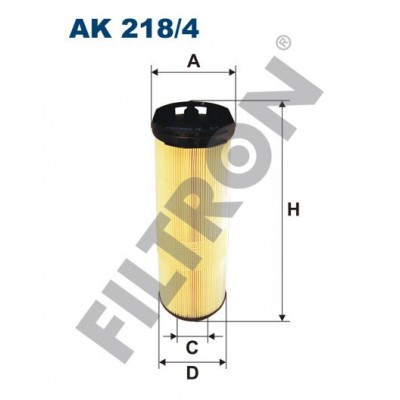 Filtro de Aire Filtron AK218/4 Mercedes C (W203/C203/T203), C (W204/S204), CLC (CL203), CLK (A/C209)