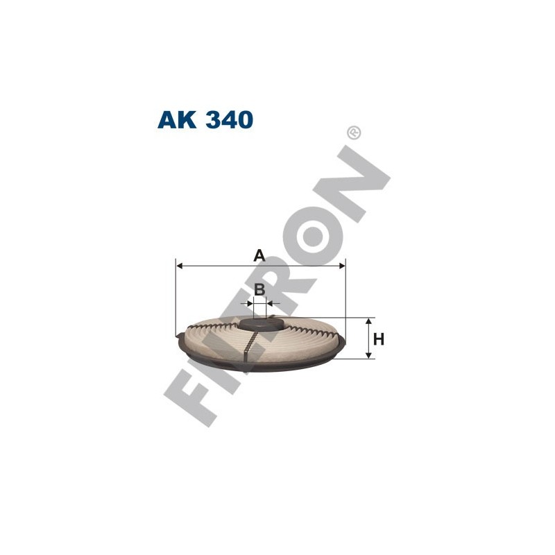 Filtro de Aire Filtron AK340 Toyota Carina FF, Corolla V (83-88), Corolla VI (87-93), Corolla VII (92-97), Corona FF, Starlet