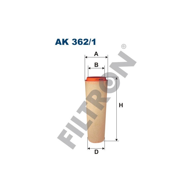 Filtro de Aire Filtron AK362/1 BMW Serie 3 (E46), Serie 3 (E90/E91/E92/E93), Serie 5 (E39), Serie 5 (E60/E61), Serie 7 (E38)