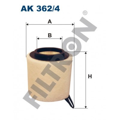 Filtro de Aire Filtron AK362/4 BMW Serie 1 (E81/E82/E87/E88), Serie 3 (E90/E91/E92/E93), Serie X1 (E84)