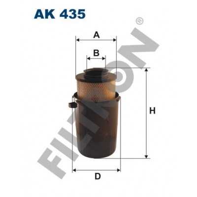 Filtro de Aire Filtron AK435 Evobus (Mercedes Bus/Setra) O 100, Mercedes 2T, 3T, 4T