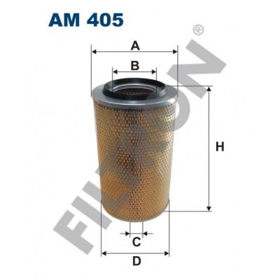 Filtro de Aire Filtron AM405 Daf, Evobus, Ifa, Ikarus, Iveco, Kaessbohrer, Liebherr, M.A.N., Mercedes, Neoplan Renault (RVI)