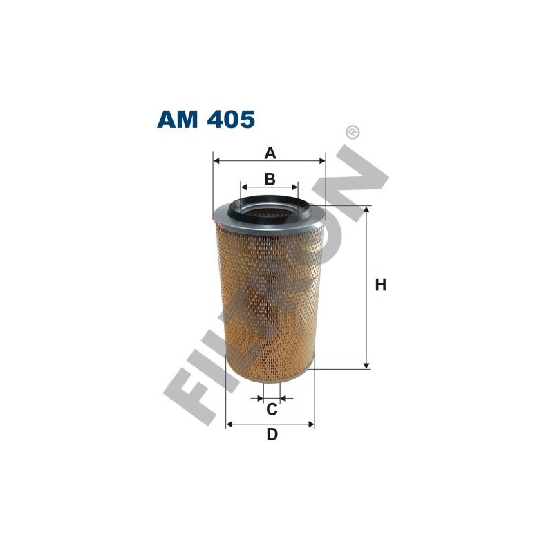 Filtro de Aire Filtron AM405 Daf, Evobus, Ifa, Ikarus, Iveco, Kaessbohrer, Liebherr, M.A.N., Mercedes, Neoplan Renault (RVI)