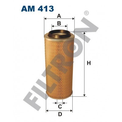 Filtro de Aire Filtron AM413 Ebro, Ifa, Steyr, ABG, Aebi, Atlas, Balcancar, Bergmeister, Case-IH, Case-Steyr, Deutz Fahr