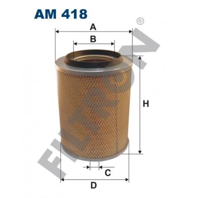 Filtro de Aire Filtron AM418 Mercedes 11T, 7T, 8T, 9T