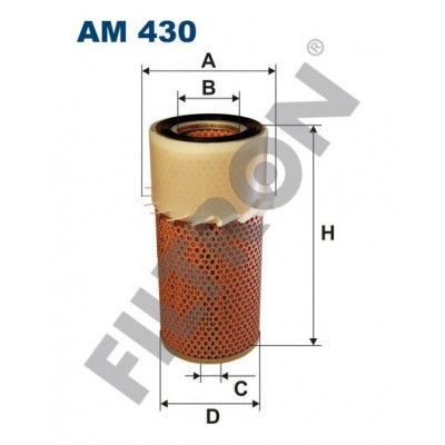 Filtro de Aire Filtron AM430 Atlas, Bobcat, Case, Clark Equipment, Fiatagri, John Deere, Komatsu, Kubota, Leyland, Landrover