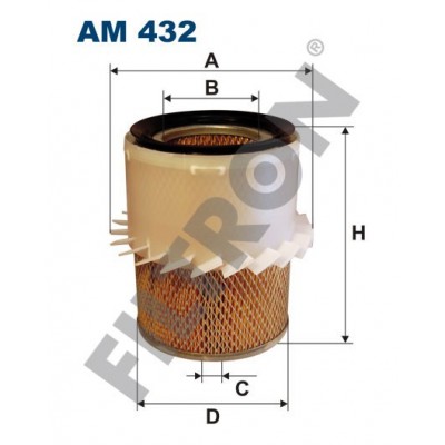 Filtro de Aire Filtron AM432 Daihatsu Delta, Microbus, Rocky, Taft