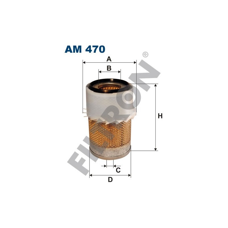 Filtro de Aire Filtron AM470 Landrover 110, 88/109, 90, Defender (90-), LDV Limited 400