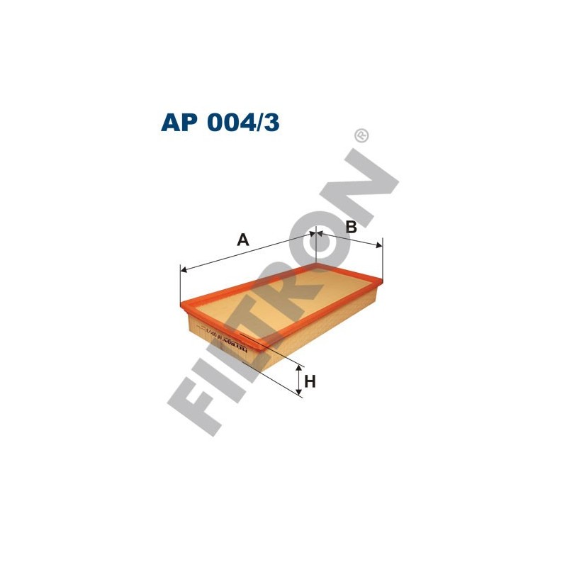 Filtro de Aire Filtron AP004/3 Audi Q7 (4L), Landrover Range Rover III, Range Rover Sport, Porsche Cayenne II/Cayenne S II