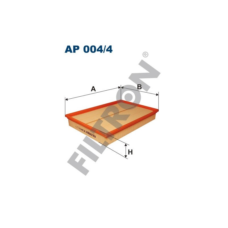 Filtro de Aire Filtron AP004/4 Audi A3 II (8P1/8PA), TT II (8J), Skoda Superb II, Volkswagen Eos, Golf V, Passat (36)/CC (357)