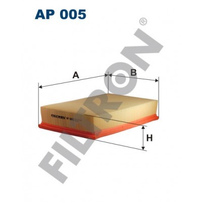 Filtro de Aire Filtron AP005 Audi 100, 100 Quattro, 200 Quattro, 80, 80 Quattro, A6 (4A/C4), A6 Quattro/Allroad, Cabriolet