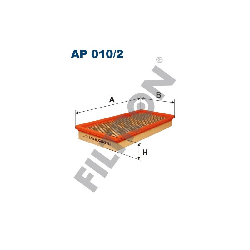 Filtro de Aire Filtron AP010/2 Mercedes 400, 500, CL (C140), E (W/R/C/S124), E (W/S210), S (W140), SL (R129)