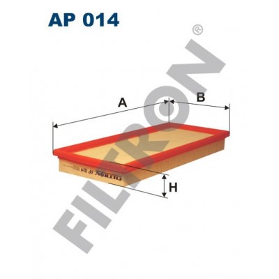 Filtro de Aire Filtron AP014 Fiat Regata, Seat Ibiza, Malaga, Ritmo, Ronda