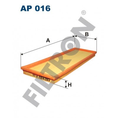 Filtro de Aire Filtron AP016 Ford Escort IV (85-90), Fiesta II (83-89), Orion