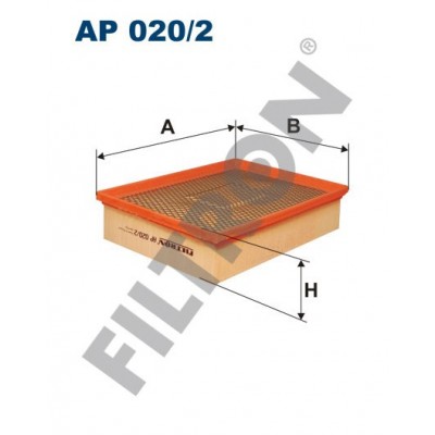 Filtro de Aire Filtron AP020/2 Opel Vectra B, Vauxhall Vectra MK1