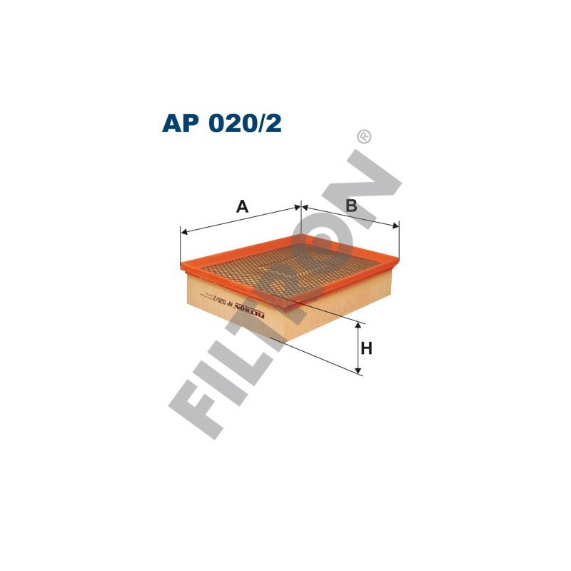 Filtro de Aire Filtron AP020/2 Opel Vectra B, Vauxhall Vectra MK1