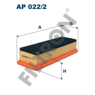 Filtro de Aire Filtron AP022/2 Fiat 500 II (New 500), Albea, Fiorino II, Idea, Linea, Panda II, Punto III (Grande Punto)/Evo