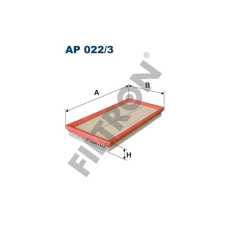 Filtro de Aire Filtron AP022/3 Fiat 500 II (New 500), Panda II