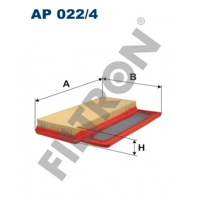 Filtro de Aire Filtron AP022/4 Fiat 500 II (New 500), Ford Ka II