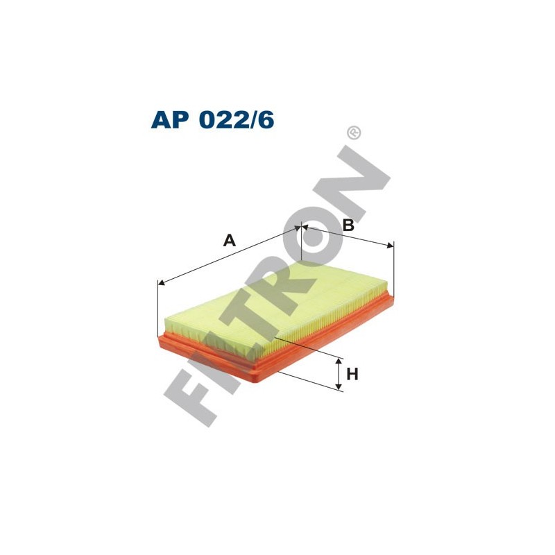 Filtro de Aire Filtron AP022/6 Fiat 500 II, Panda III