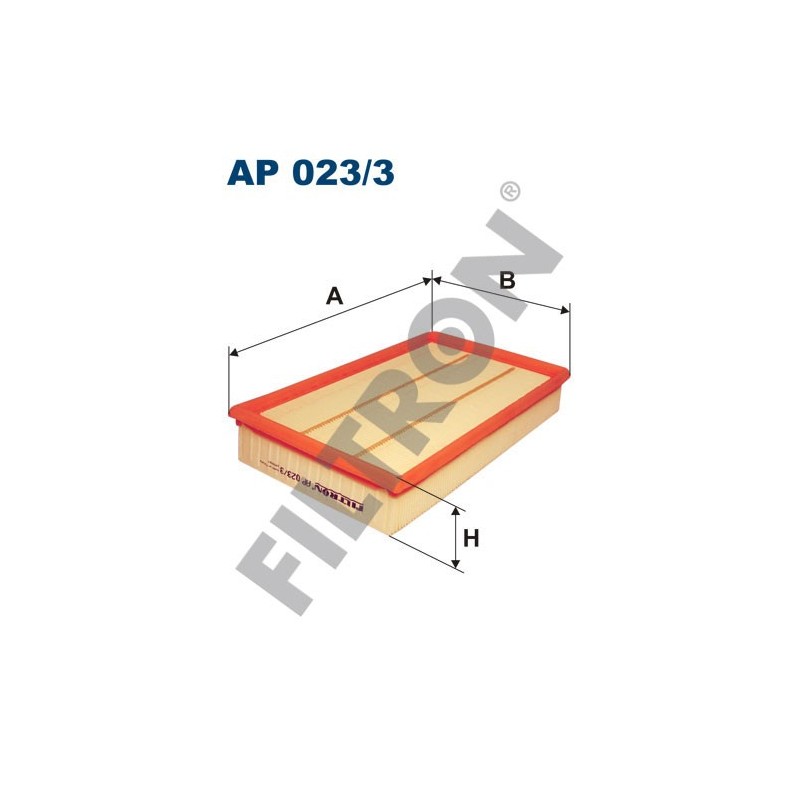Filtro de Aire Filtron AP023/3 Ford Transit (00), Transit (07), LDV Limited Convoy 400 (VH C35)