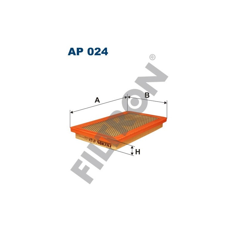 Filtro de Aire Filtron AP024 Alfa Romeo 145, 146, 33, Alfasud, Alfasud Sprint, Arna, Lancia Delta, Prisma