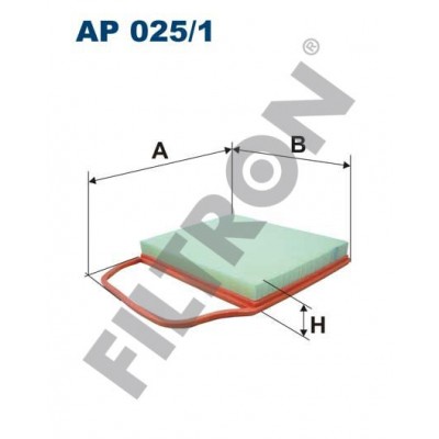 Filtro de Aire Filtron AP025/1 BMW Serie 1 (E81/E82/E87/E88), Serie 3 (E90/E91/E92/E93), Serie Z4 (E89)