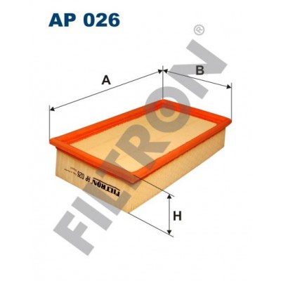 Filtro de Aire Filtron AP026 BMW Serie 3 (E30), Serie 3 (E36), Serie 5 (E28), Serie 5 (E34), Serie 7 (E32), Serie 8 (E31)