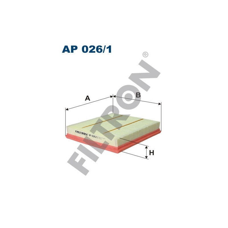 Filtro de Aire Filtron AP026/1 BMW 1(F20), 2 (F22/F23/F87), 3 (F30/F31), 3 GT (F34), 4 (F32/F33/F36/F82)