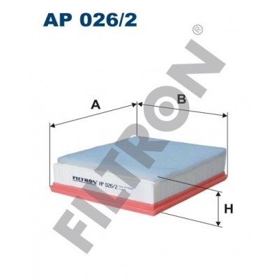 Filtro de Aire Filtron AP026/2 BMW 1(F20), 2 (F22/F23/F87), 3 (F30/F31), 3 GT (F34), 4 (F32/F33/F36/F82)