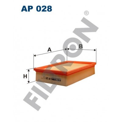 Filtro de Aire Filtron AP028 BMW Serie 3 (E36), Serie 3 (E46), Serie 5 (E39), Serie 7 (E38), Serie Z3, Serie Z4 (E85/E86)