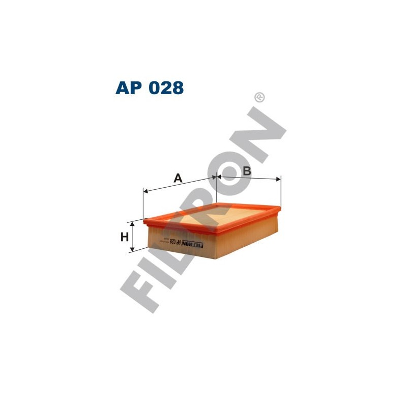 Filtro de Aire Filtron AP028 BMW Serie 3 (E36), Serie 3 (E46), Serie 5 (E39), Serie 7 (E38), Serie Z3, Serie Z4 (E85/E86)