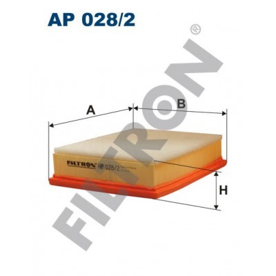 Filtro de Aire Filtron AP028/2 BMW Serie 3 (E36), Serie 3 (E46), Serie 5 (E39), Serie 7 (E38), Serie X3 (E83), Serie Z3