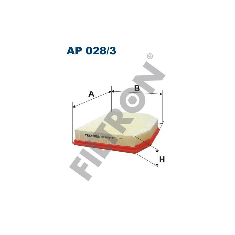 Filtro de Aire Filtron AP028/3 BMW Serie X3 (E83), Serie Z4 (E85/E86)
