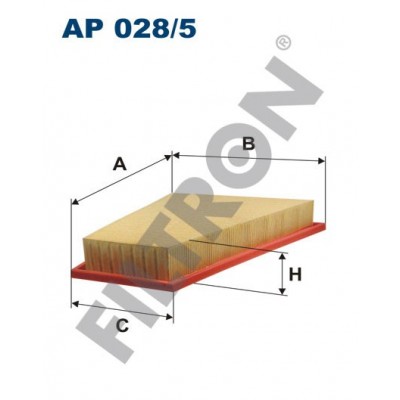 Filtro de Aire Filtron AP028/5 BMW Serie 5 (F10/F11/F18), Serie X1 (E84), Serie Z4 (E89)