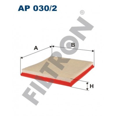 Filtro de Aire Filtron AP030/2 BMW Serie 5 (F10/F11/F18), Serie 5 GT (F07GT), Serie 6 (F12), Serie 7 (F01/F02), Serie X3 (F25)