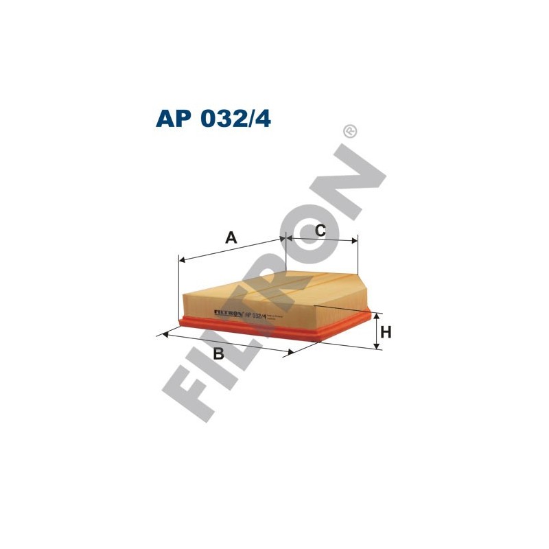 Filtro de Aire Filtron AP032/4 BMW Serie 5 (E60/E61), Serie 6 (E63/E64), Serie Z4 (E85/E86)