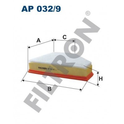 Filtro de Aire Filtron AP032/9 BMW Serie 1 (E81/E82/E87/E88), Serie 3 (E90/E91/E92/E93), Serie X1 (E84)