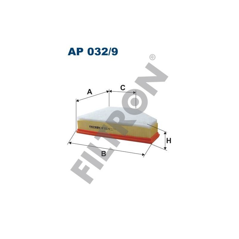 Filtro de Aire Filtron AP032/9 BMW Serie 1 (E81/E82/E87/E88), Serie 3 (E90/E91/E92/E93), Serie X1 (E84)