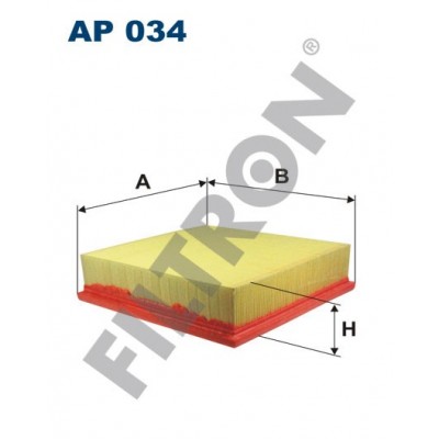 Filtro de Aire Filtron AP034 Mercedes 190, 250, E (W/R/C/S124)